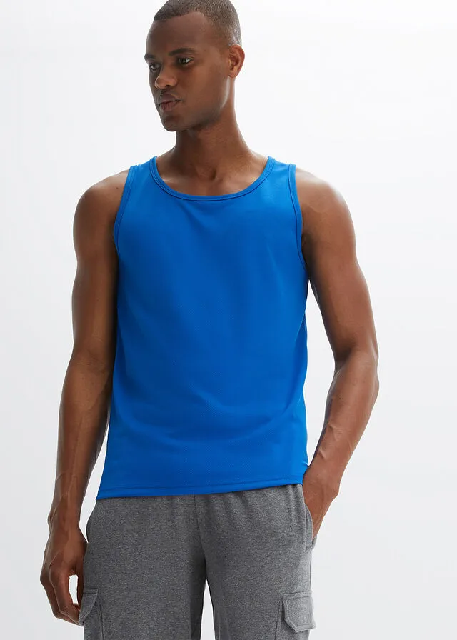 CAMISETA FUNCIONAL SIN MANGAS (2 UNIDADES) AZURNEGRO